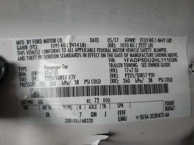 2017 FORD C-MAX TITANIUM  