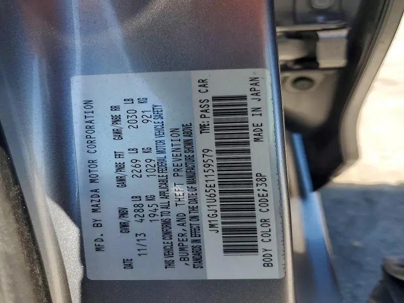 2014 MAZDA 6 SPORT  