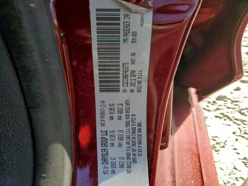 2015 CHRYSLER 200 LIMITED  