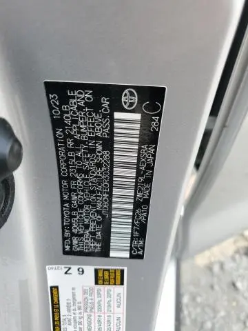 2024 TOYOTA COROLLA LE  