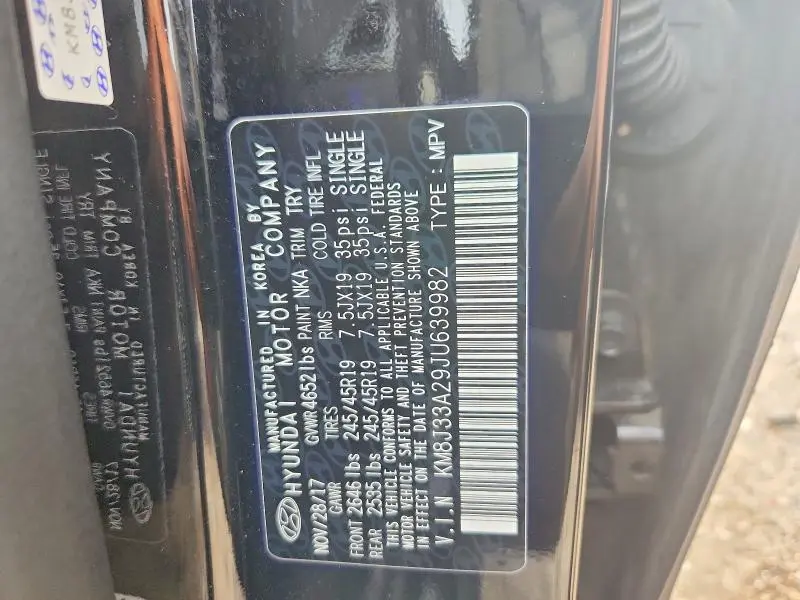 2018 HYUNDAI TUCSON LIMITED  