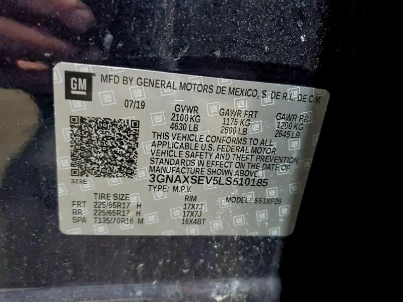 2020 CHEVROLET EQUINOX LS  