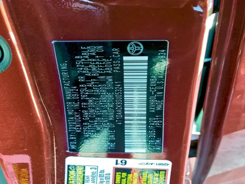 2025 TOYOTA CAMRY XSE  