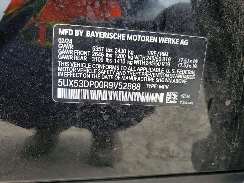 2024 BMW X3 XDRIVE30I  