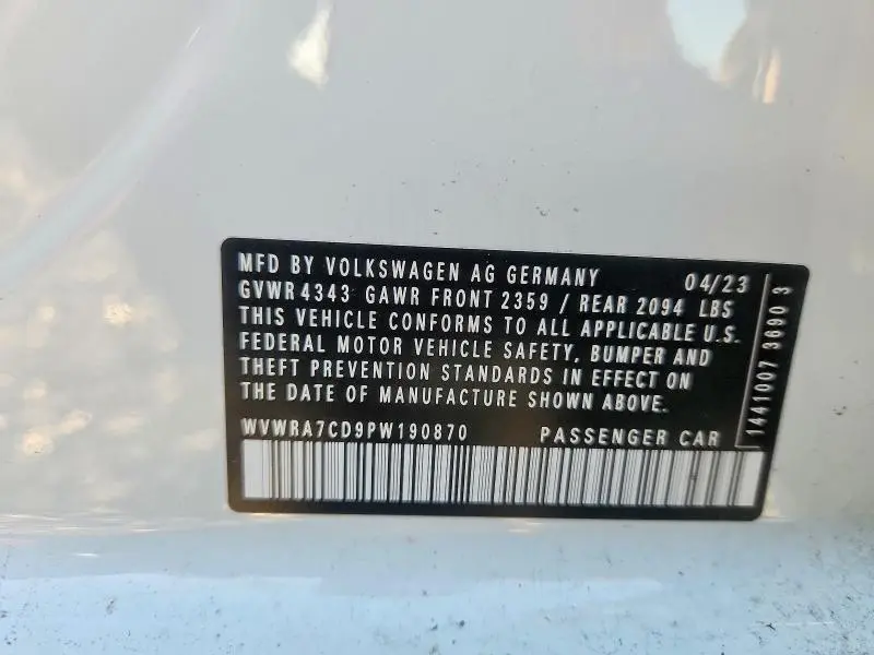 2023 VOLKSWAGEN GTI SE  