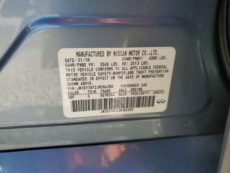 2018 INFINITI Q50 3.0T LUXE  