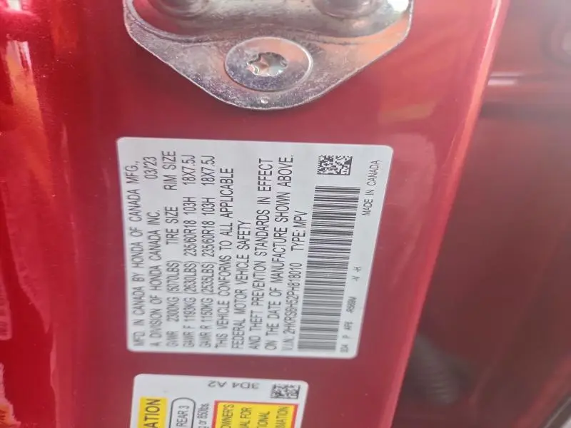 2023 HONDA CR-V SPORT  