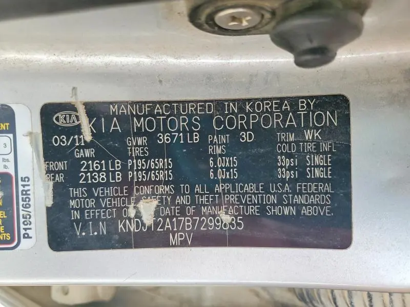 2011 KIA SOUL BASE  