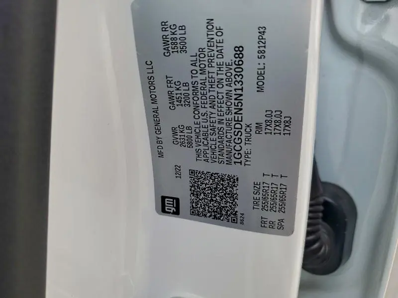 2022 CHEVROLET COLORADO Z71  