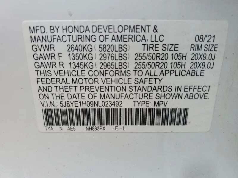 2022 ACURA MDX A-SPEC  