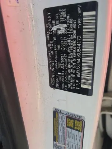 2019 HYUNDAI TUCSON SE  