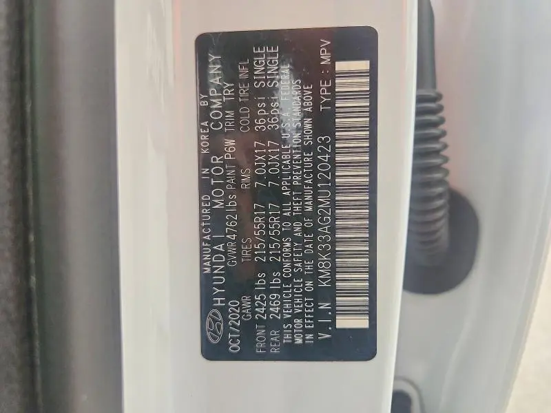 2021 HYUNDAI KONA LIMITED  