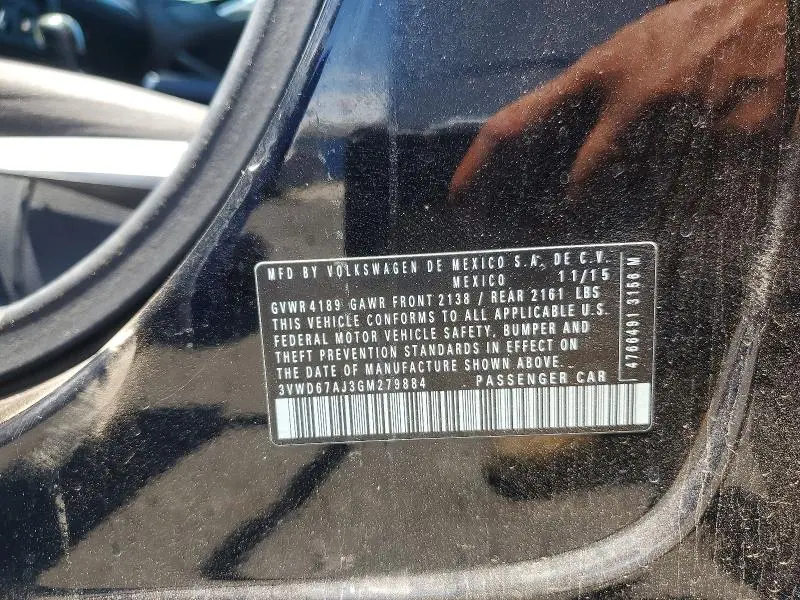 2016 VOLKSWAGEN JETTA SE  