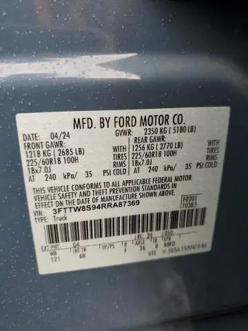 2024 FORD MAVERICK LARIAT  