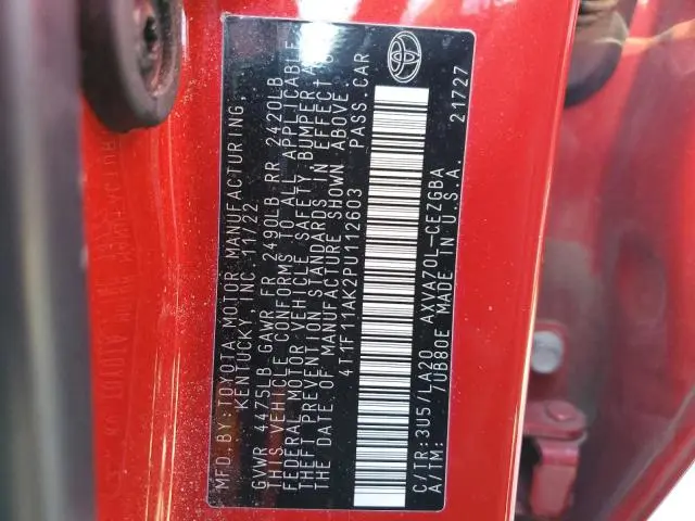 2023 TOYOTA CAMRY XLE  