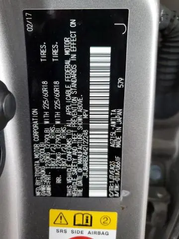 2017 LEXUS NX 200T BASE  