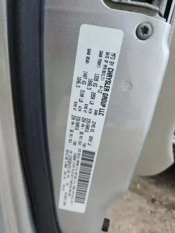 2012 DODGE GRAND CARAVAN SE  