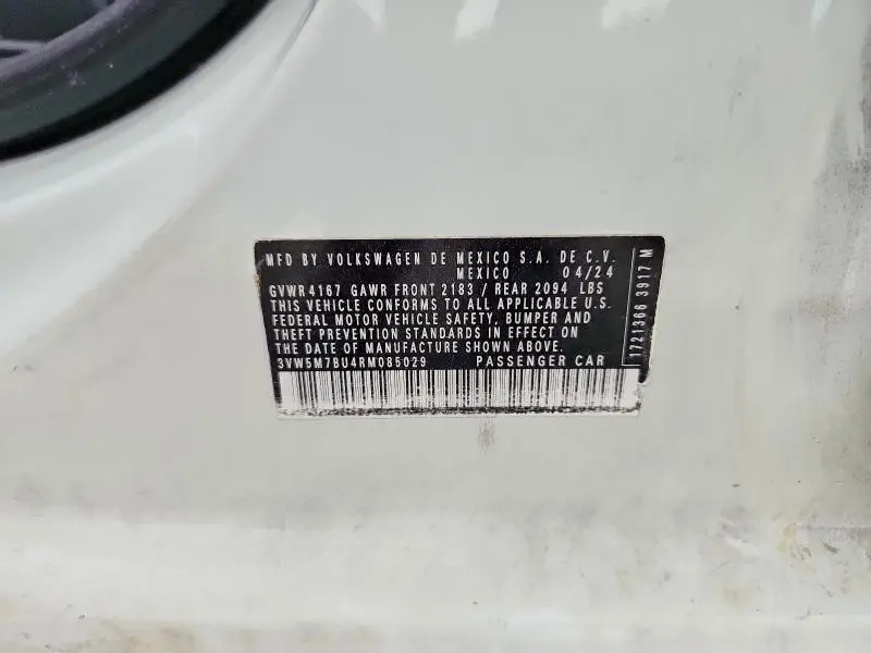 2024 VOLKSWAGEN JETTA S  