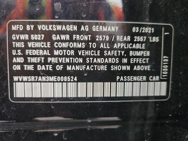 2021 VOLKSWAGEN ARTEON SEL R-LINE  