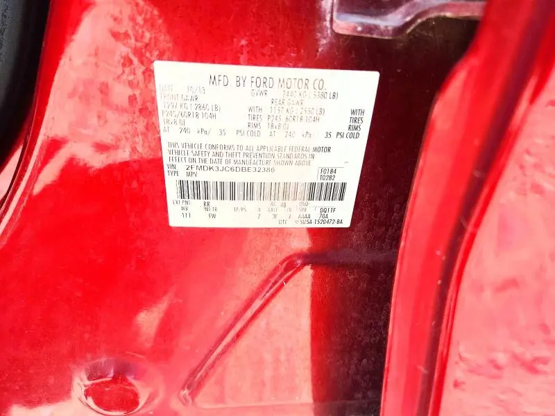 2013 FORD EDGE SEL  