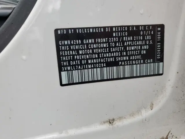 2014 VOLKSWAGEN JETTA TDI  