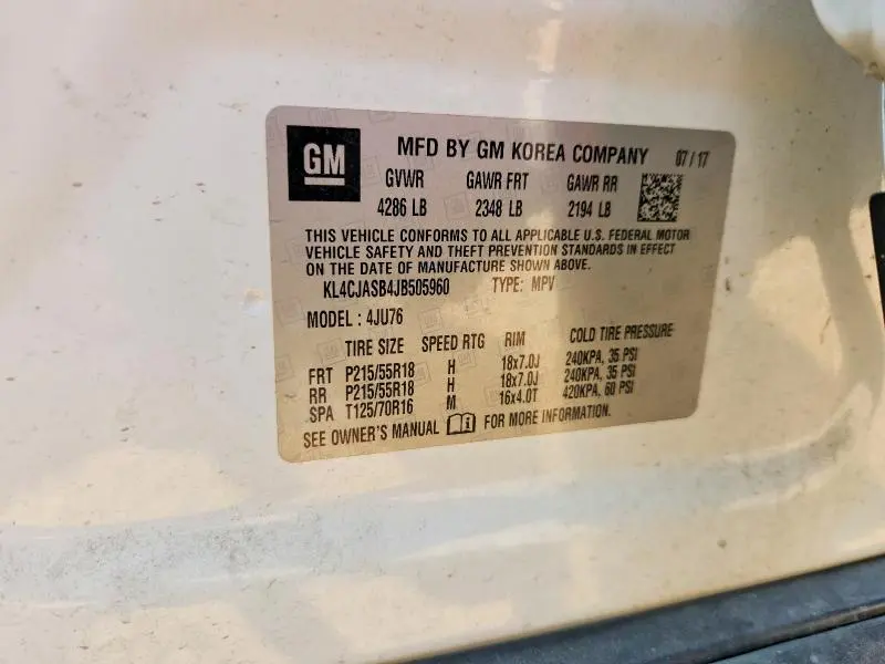 2018 BUICK ENCORE PREFERRED  