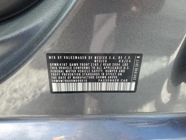 2024 VOLKSWAGEN JETTA S  