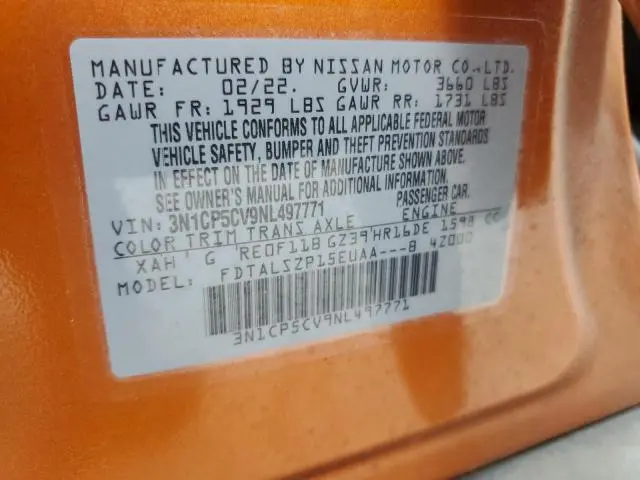 2022 NISSAN KICKS SV  