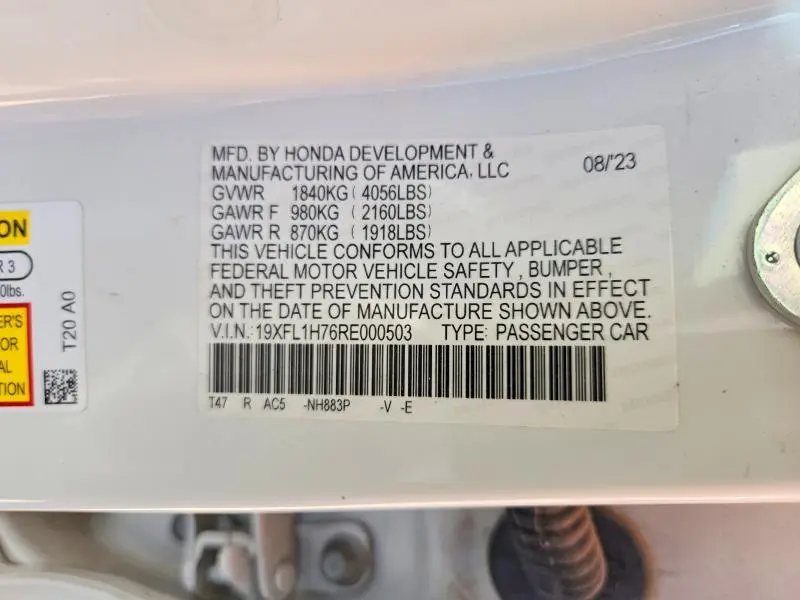 2024 HONDA CIVIC EXL  