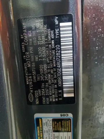 2024 HYUNDAI PALISADE CALLIGRAPHY  