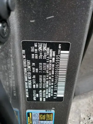 2011 HYUNDAI SANTA FE SE