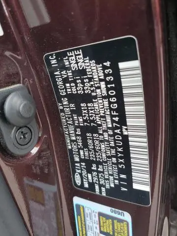 2015 KIA SORENTO EX  
