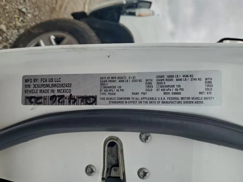 2021 RAM 2500 BIG HORN  