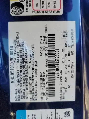 2011 FORD MUSTANG GT  