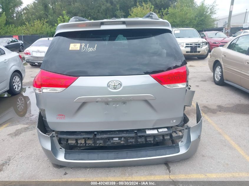 2014 TOYOTA SIENNA LE V6 8 PASSENGER