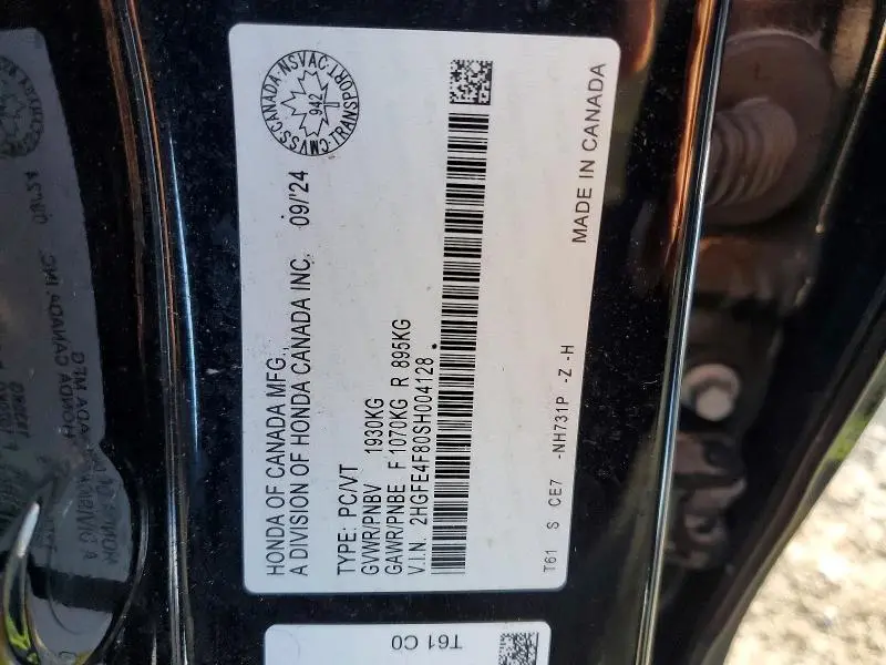 2025 HONDA CIVIC SPORT  