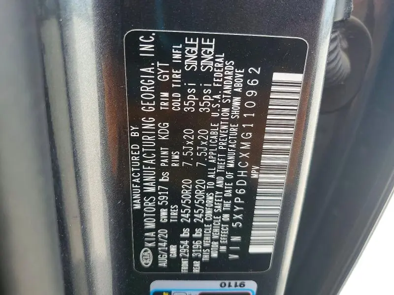 2021 KIA TELLURIDE S  