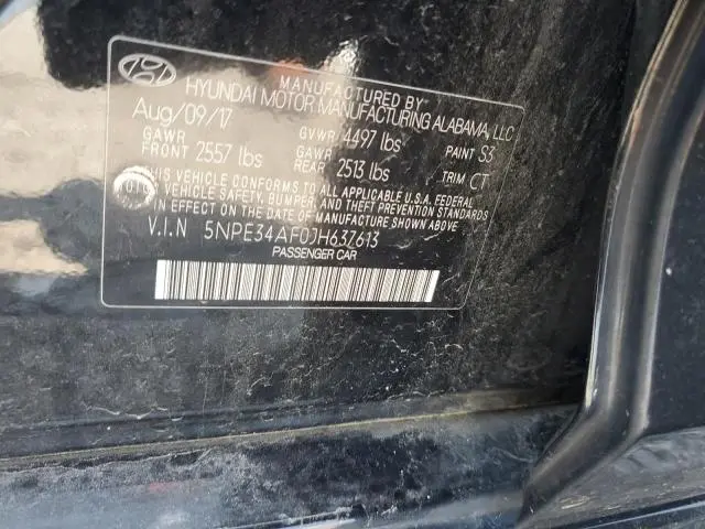 2018 HYUNDAI SONATA SPORT  