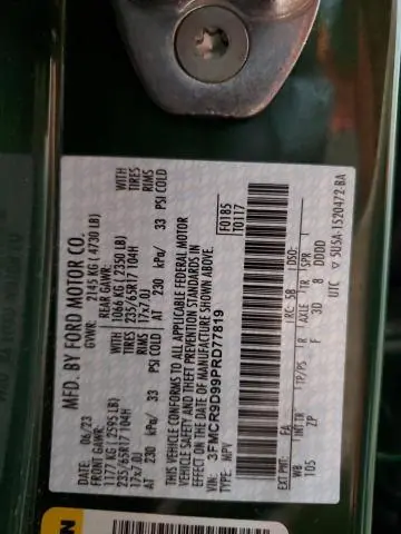 2023 FORD BRONCO SPORT BADLANDS  