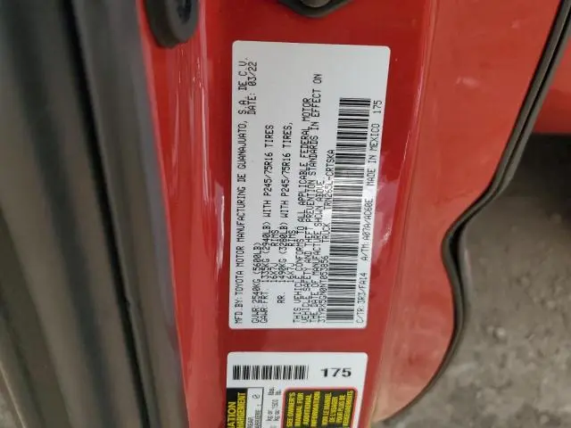 2022 TOYOTA TACOMA ACCESS CAB  