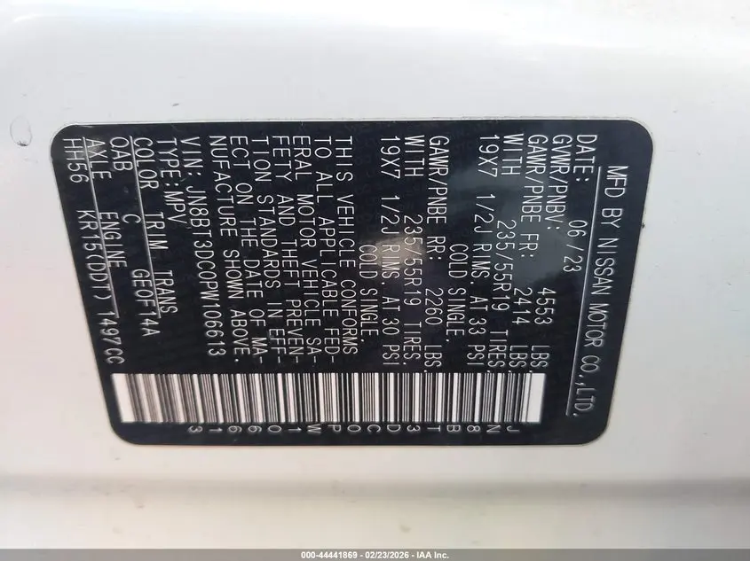 2023 NISSAN ROGUE PLATINUM FWD
