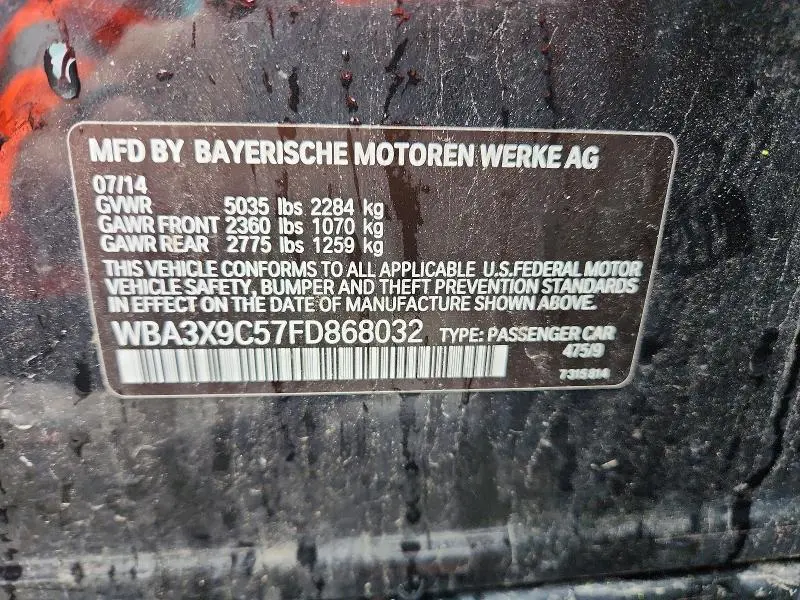 2015 BMW 335 XIGT  