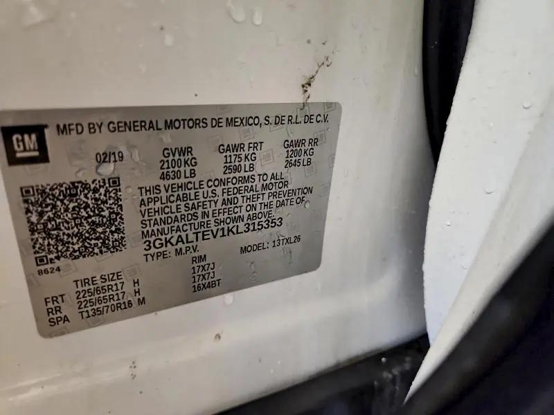 2019 GMC TERRAIN SLE  