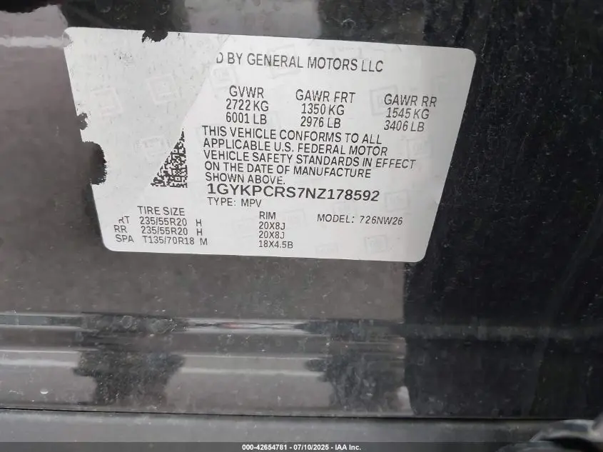 2022 CADILLAC XT6 FWD PREMIUM LUXURY
