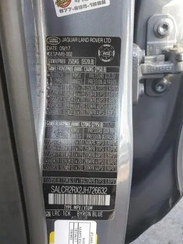 2018 LAND ROVER DISCOVERY SPORT HSE  