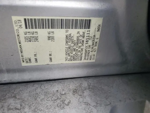 2018 NISSAN MAXIMA 3.5S  