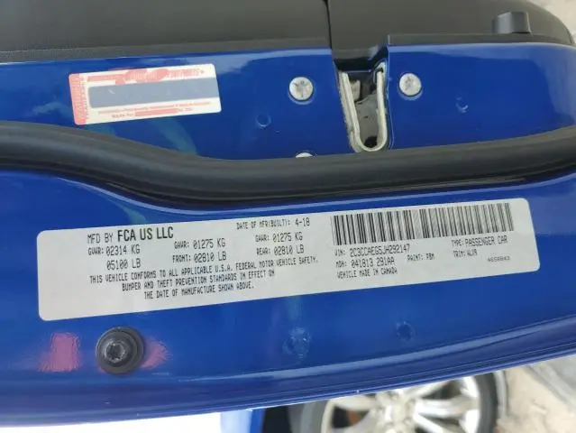 2018 CHRYSLER 300 LIMITED  