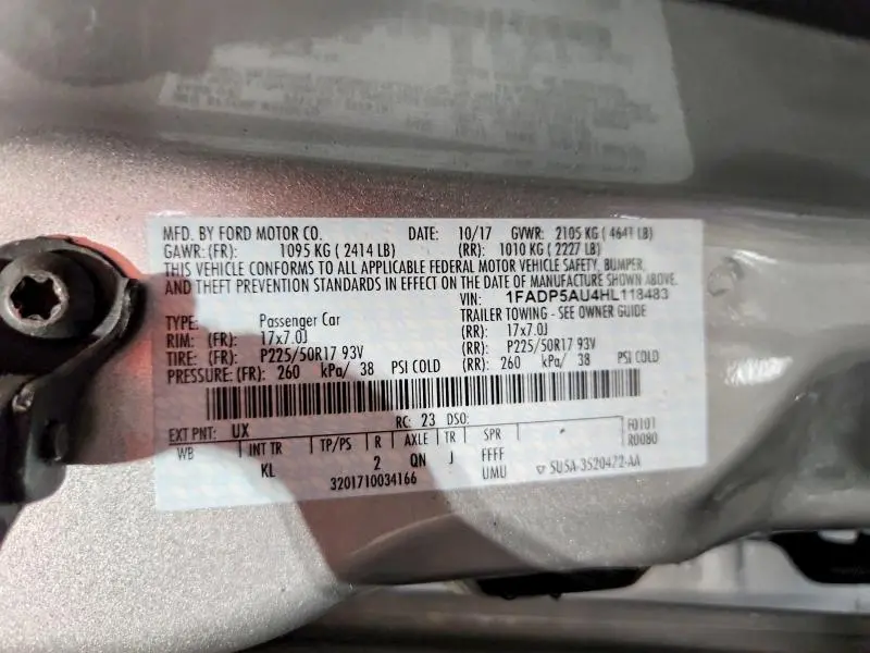 2017 FORD C-MAX SE  