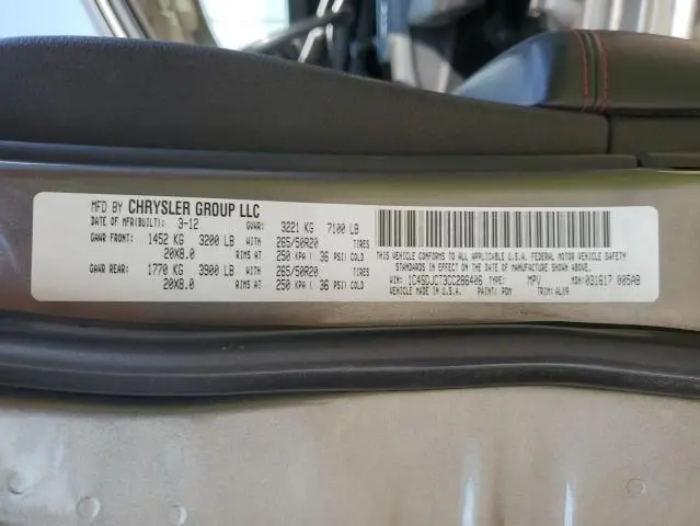 2012 DODGE DURANGO R/T  