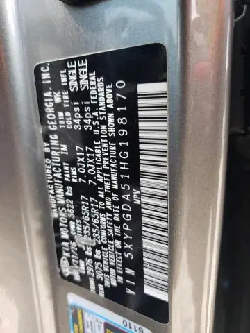 2017 KIA SORENTO LX  